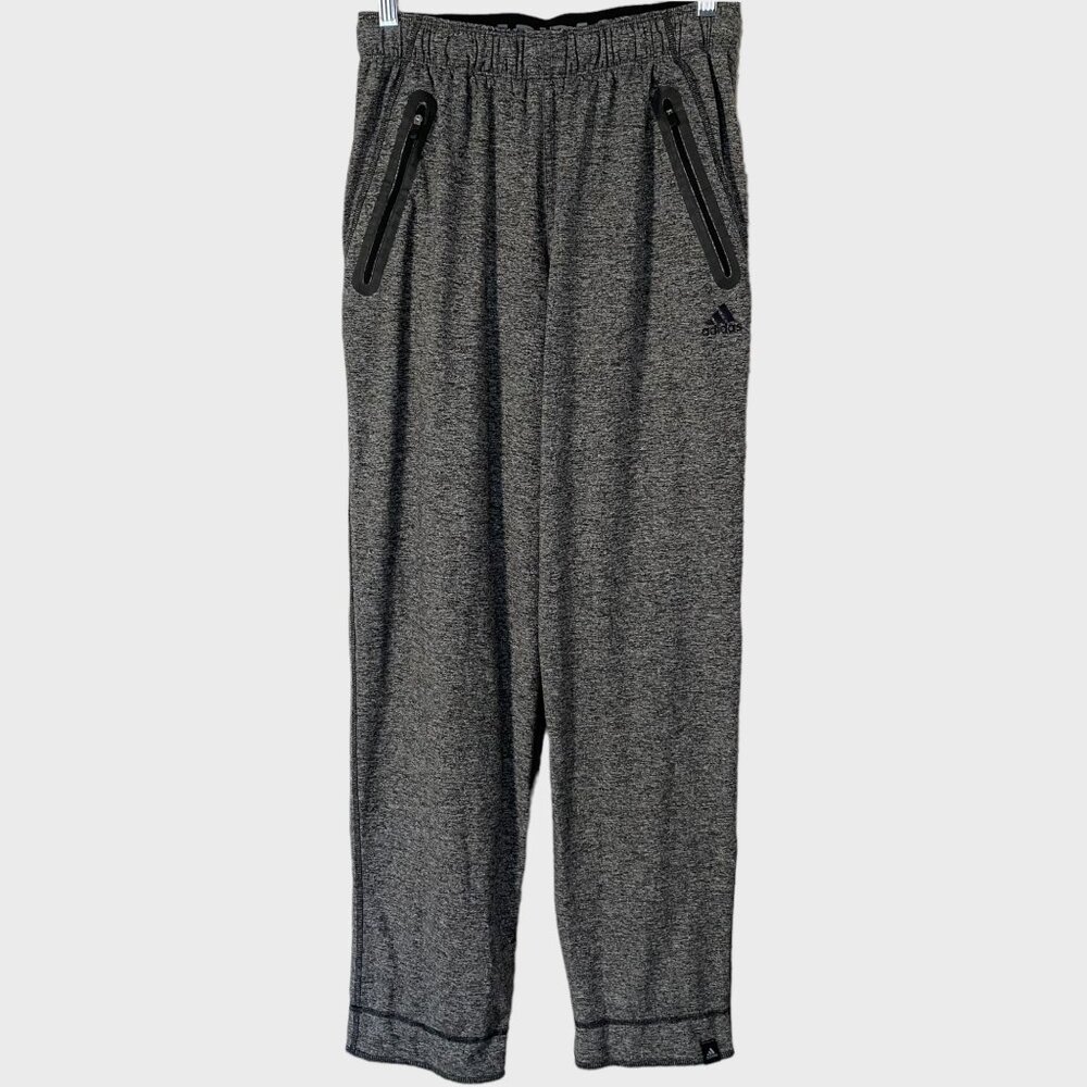 Adidas Originals High-Waisted Sweatpants Womens Size Small Gray Athletic Stretch